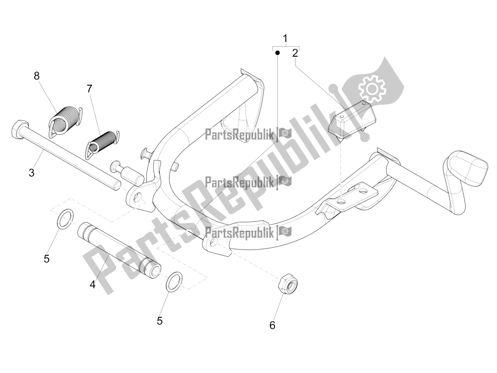 Toutes les pièces pour le Des Stands du Vespa 946 150 4T 3V ABS 2016