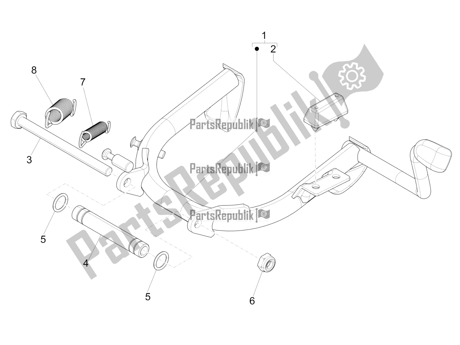 Toutes les pièces pour le Des Stands du Vespa 946 150 4T 3V ABS 2017