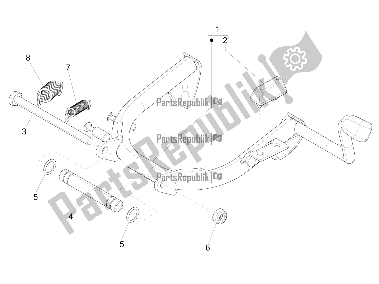 Toutes les pièces pour le Des Stands du Vespa 946 150 4T 3V ABS 2018