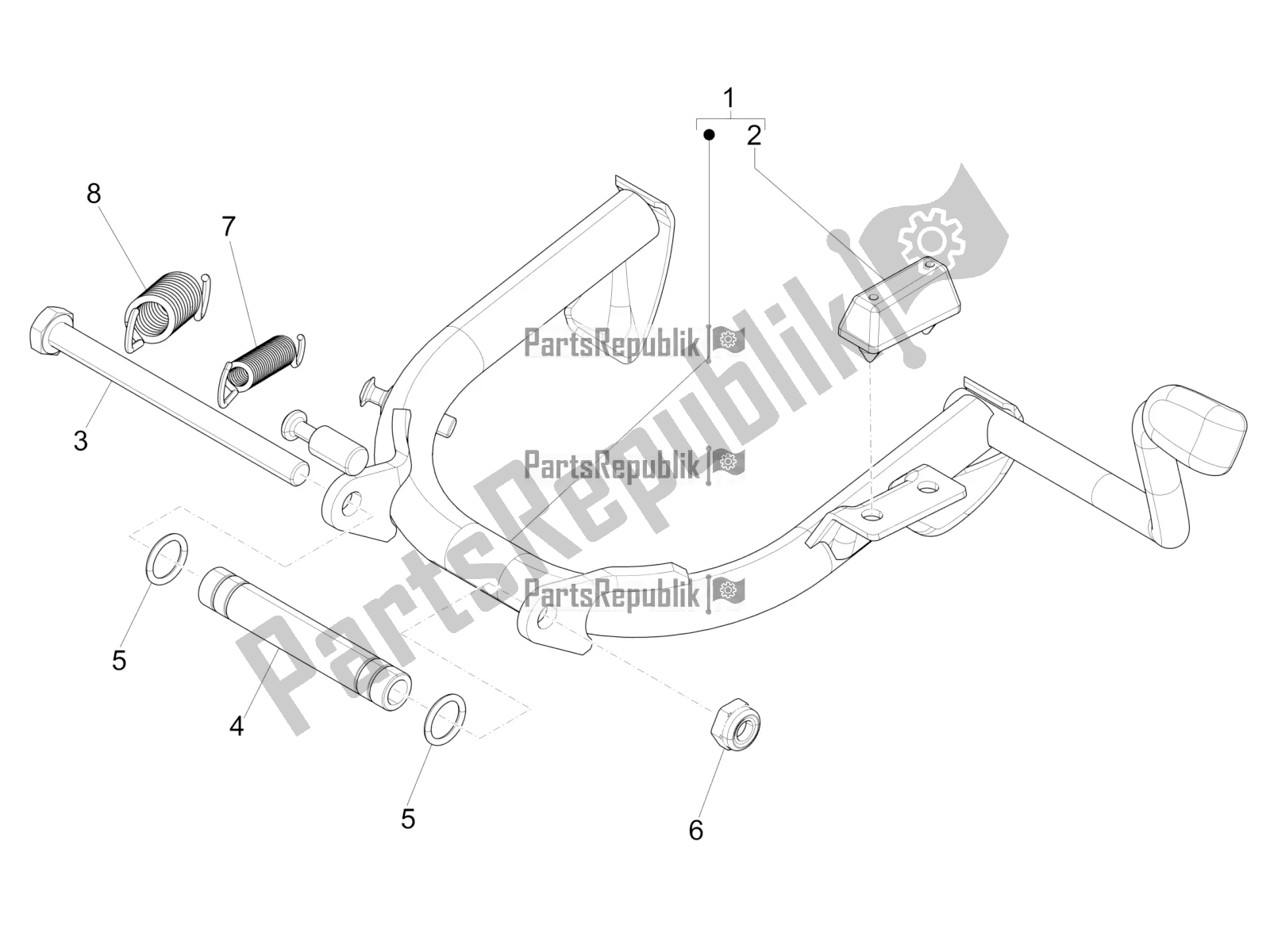 Wszystkie części do Stoisko / S Vespa 946 150 ABS CD Apac 2021