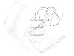 vano portaoggetti anteriore - pannello di protezione per le ginocchia