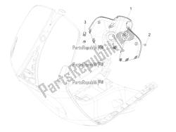 Front glove-box - Knee-guard panel