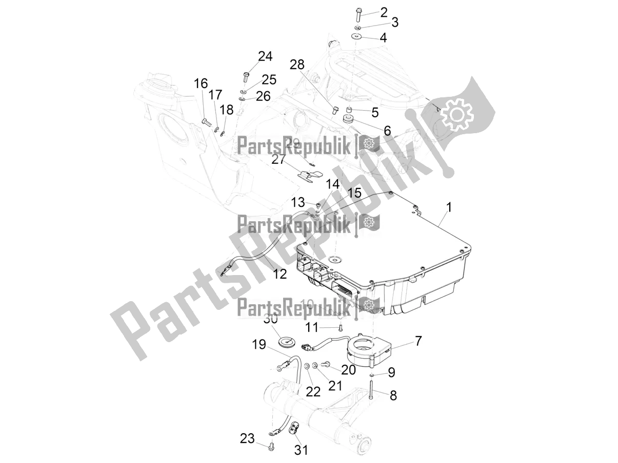 Tutte le parti per il Componenti Del Sistema Elettrico del Vespa Elettrica 0 2019