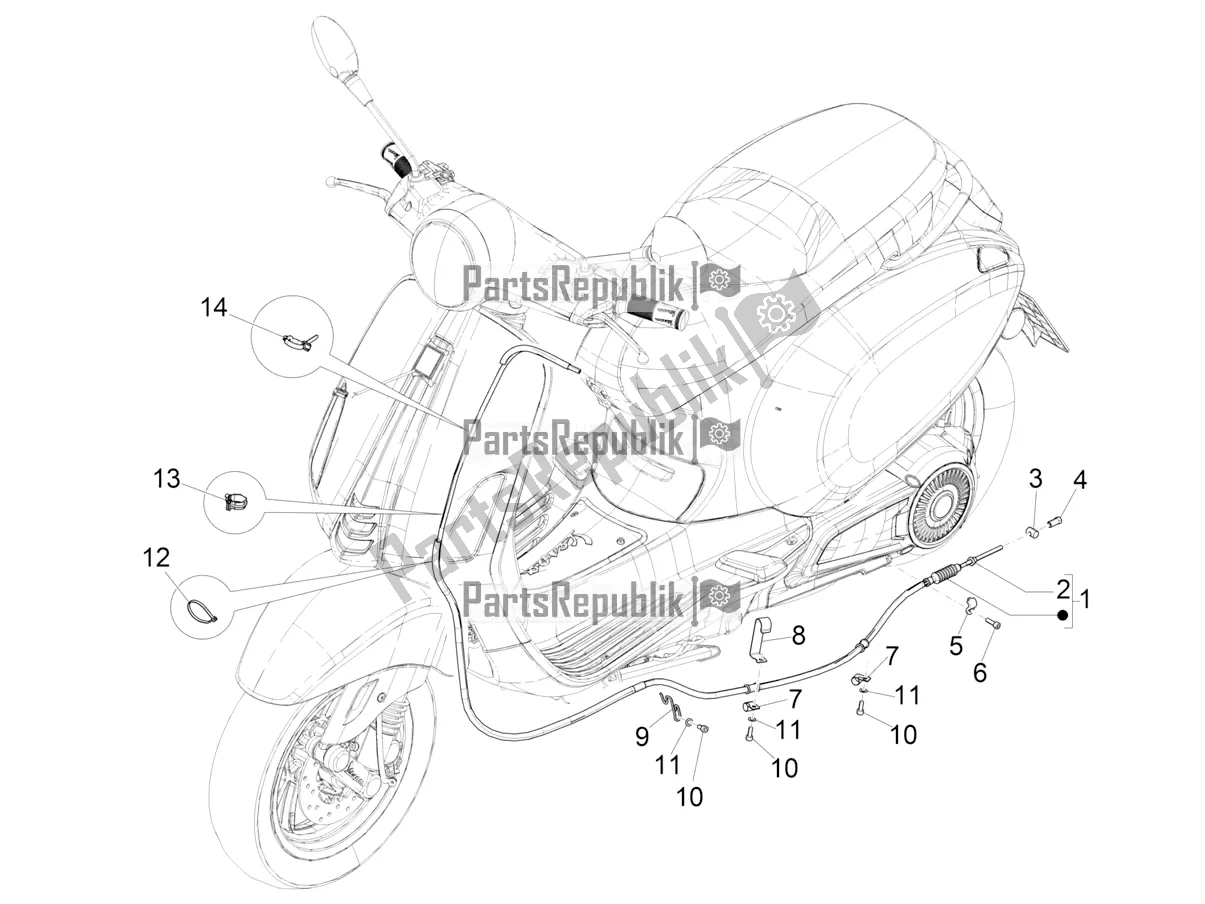 Toutes les pièces pour le Transmissions du Vespa Elettrica 25 KM/H 2022