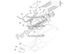 Central cover - Footrests