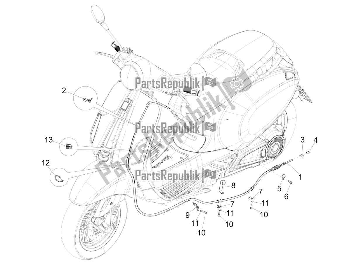 Toutes les pièces pour le Transmissions du Vespa Elettrica Motociclo 70 KM/H 2020