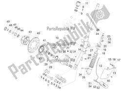 Fork/steering tube - Steering bearing unit