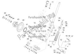 Fork/steering tube - Steering bearing unit