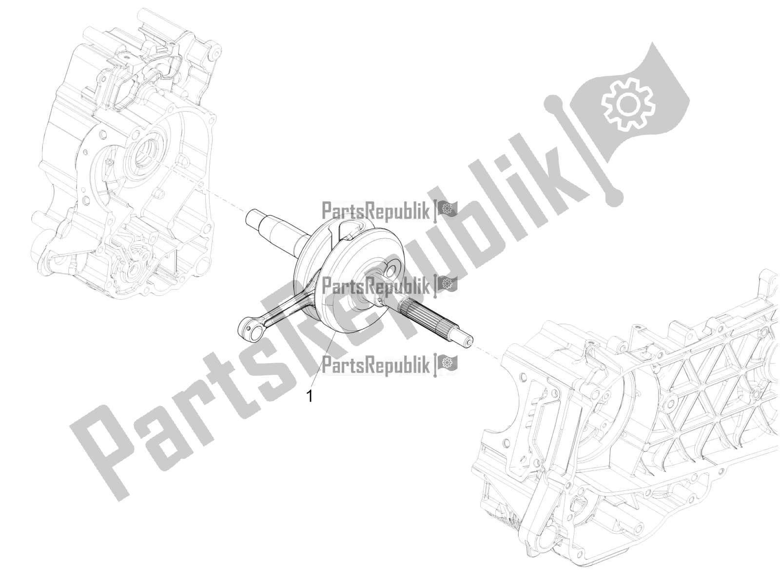 Toutes les pièces pour le Vilebrequin du Vespa GTS 125 ABS 2022