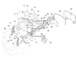 Front glove-box - Knee-guard panel