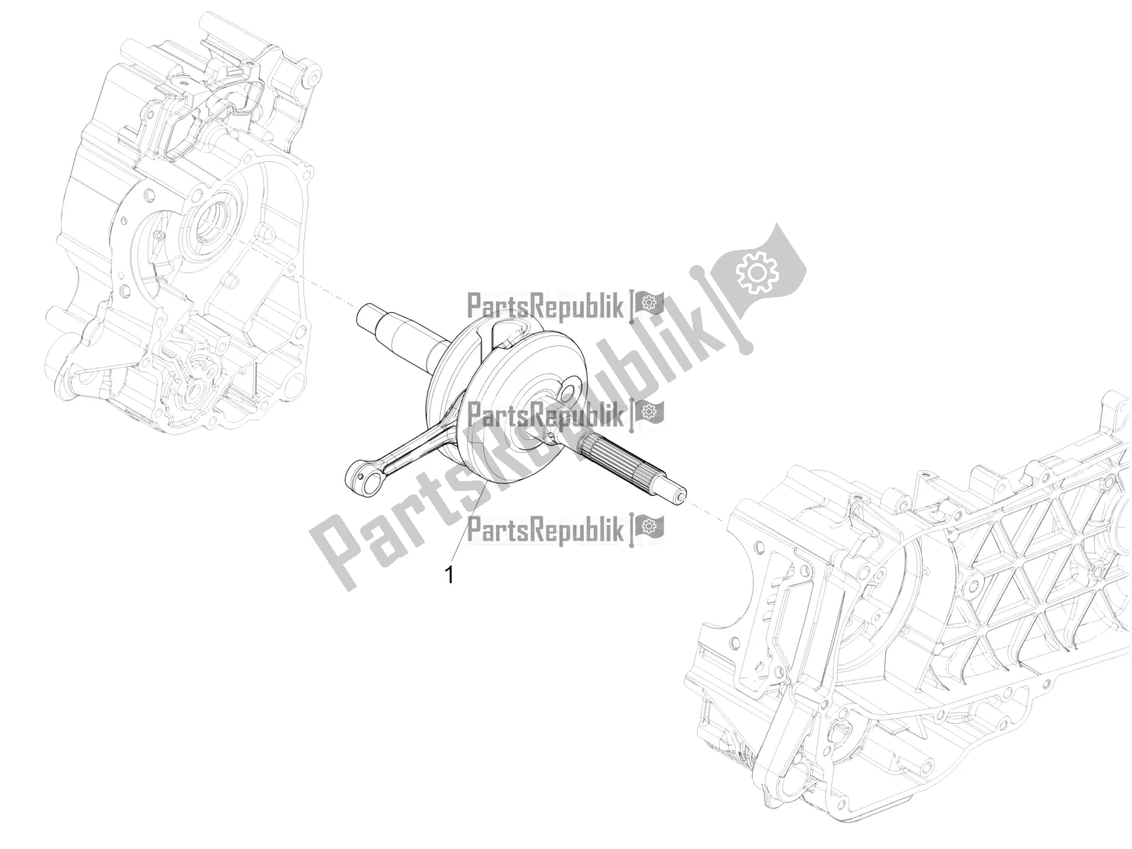 Toutes les pièces pour le Vilebrequin du Vespa GTS 125 /GTS Super 0 2017