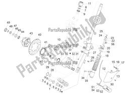 Fork/steering tube - Steering bearing unit