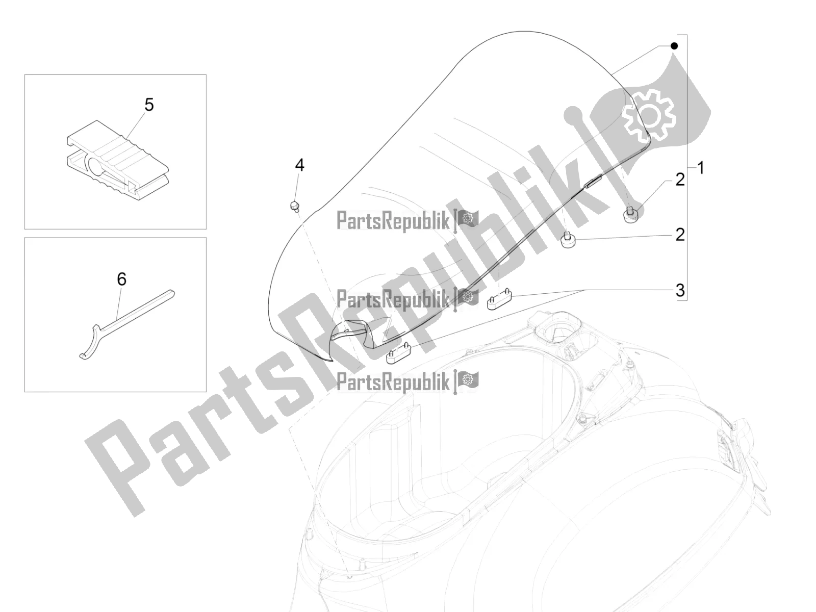 Toutes les pièces pour le Selle / Sièges du Vespa GTS 125 /GTS Super 0 2018