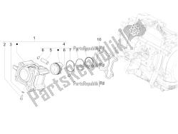 unité cylindre-piston-axe de poignet