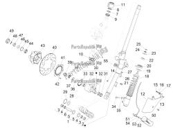 Fork/steering tube - Steering bearing unit