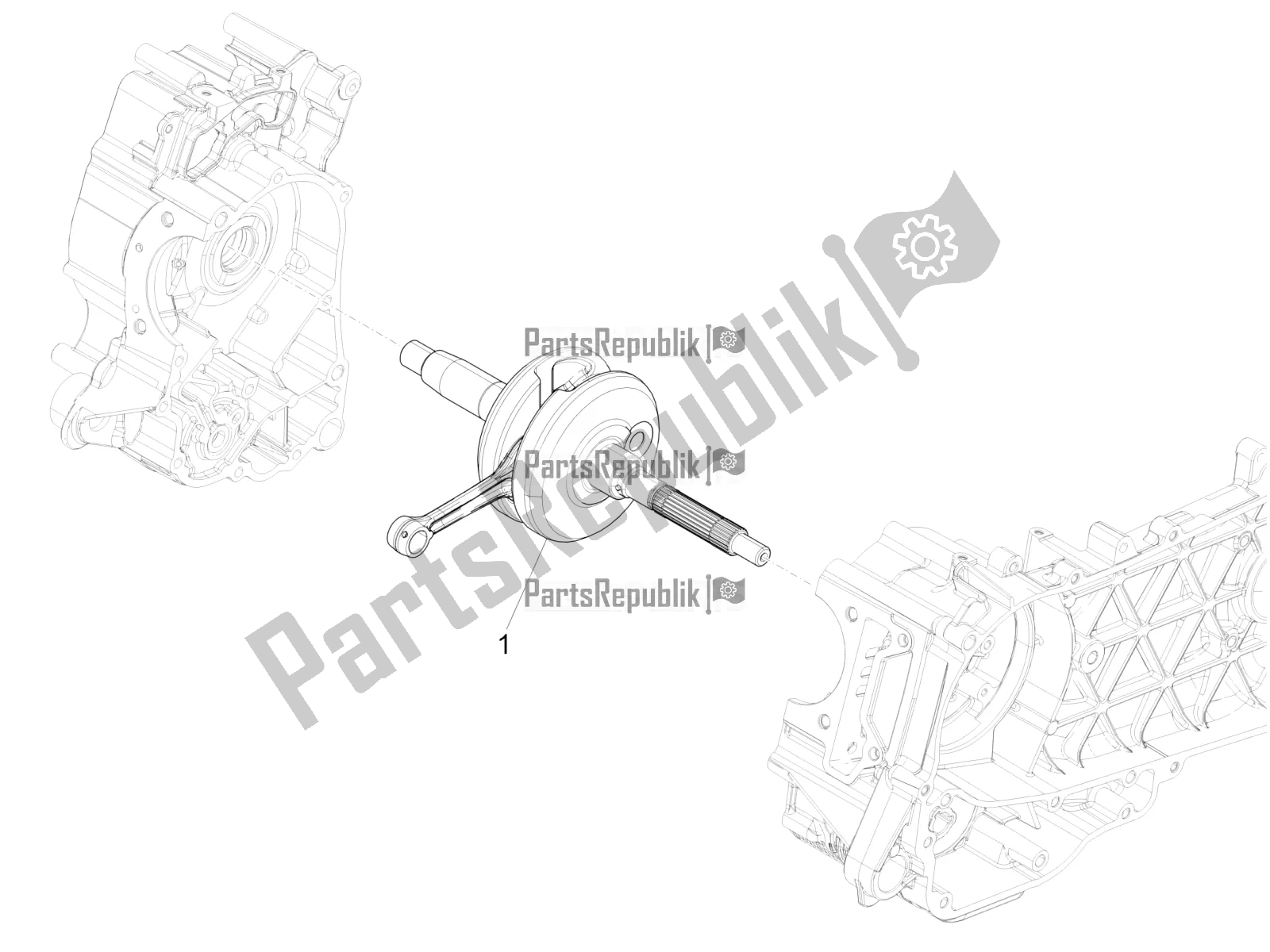 Todas las partes para Cigüeñal de Vespa GTS 125 Super ABS Iget Apac 2019