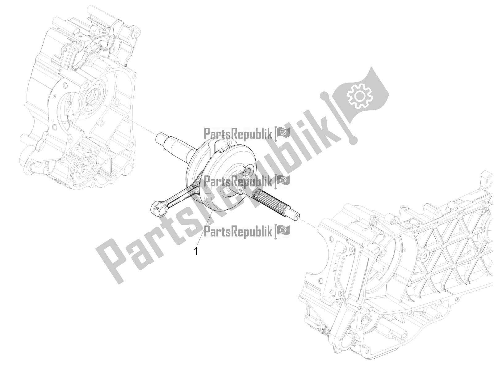 Wszystkie części do Wa? Korbowy Vespa GTS 125 Super ABS Iget Apac 2019