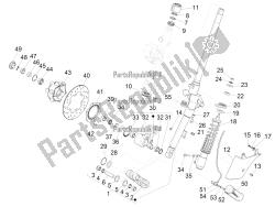 Fork/steering tube - Steering bearing unit