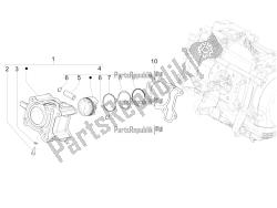 zespół cylindra-tłoka-przegubu przegubu