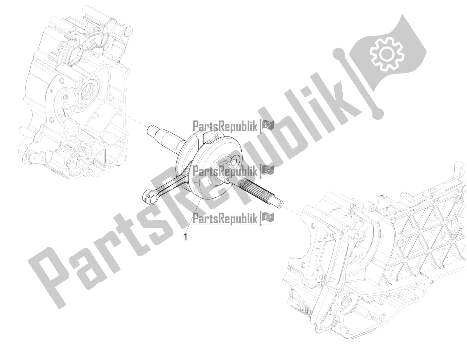 Toutes les pièces pour le Vilebrequin du Vespa GTS 150 3V IE ABS 2016