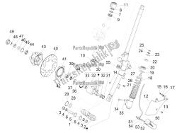 Fork/steering tube - Steering bearing unit