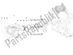 Cylinder-piston-wrist pin unit