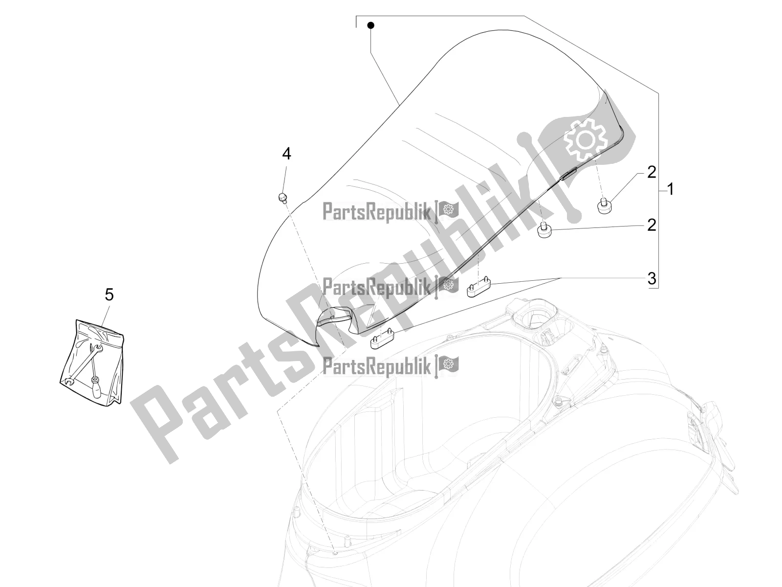 Toutes les pièces pour le Selle / Sièges du Vespa GTS 150 Super 3V IE 2016