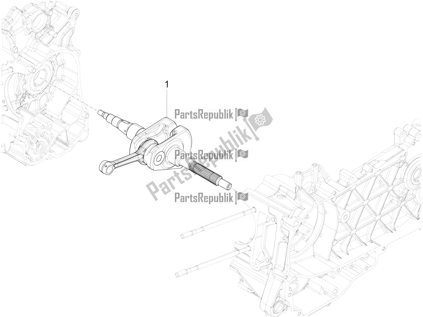 Todas las partes para Cigüeñal de Vespa GTS 150 Super 3V IE 2017