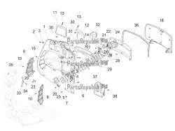 Front glove-box - Knee-guard panel