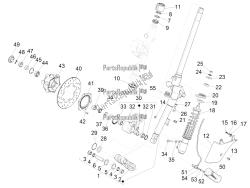 Fork/steering tube - Steering bearing unit