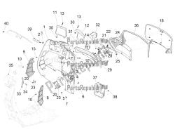 Front glove-box - Knee-guard panel