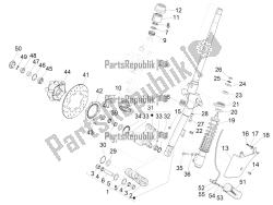 Fork/steering tube - Steering bearing unit