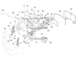 Front glove-box - Knee-guard panel