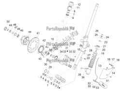 forcella / tubo sterzo - unità cuscinetto sterzo