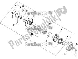 Driven pulley