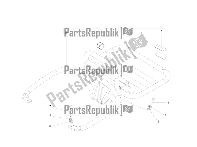 Todas las partes para Portaequipajes Trasero de Vespa GTS 250 4V IE 2016