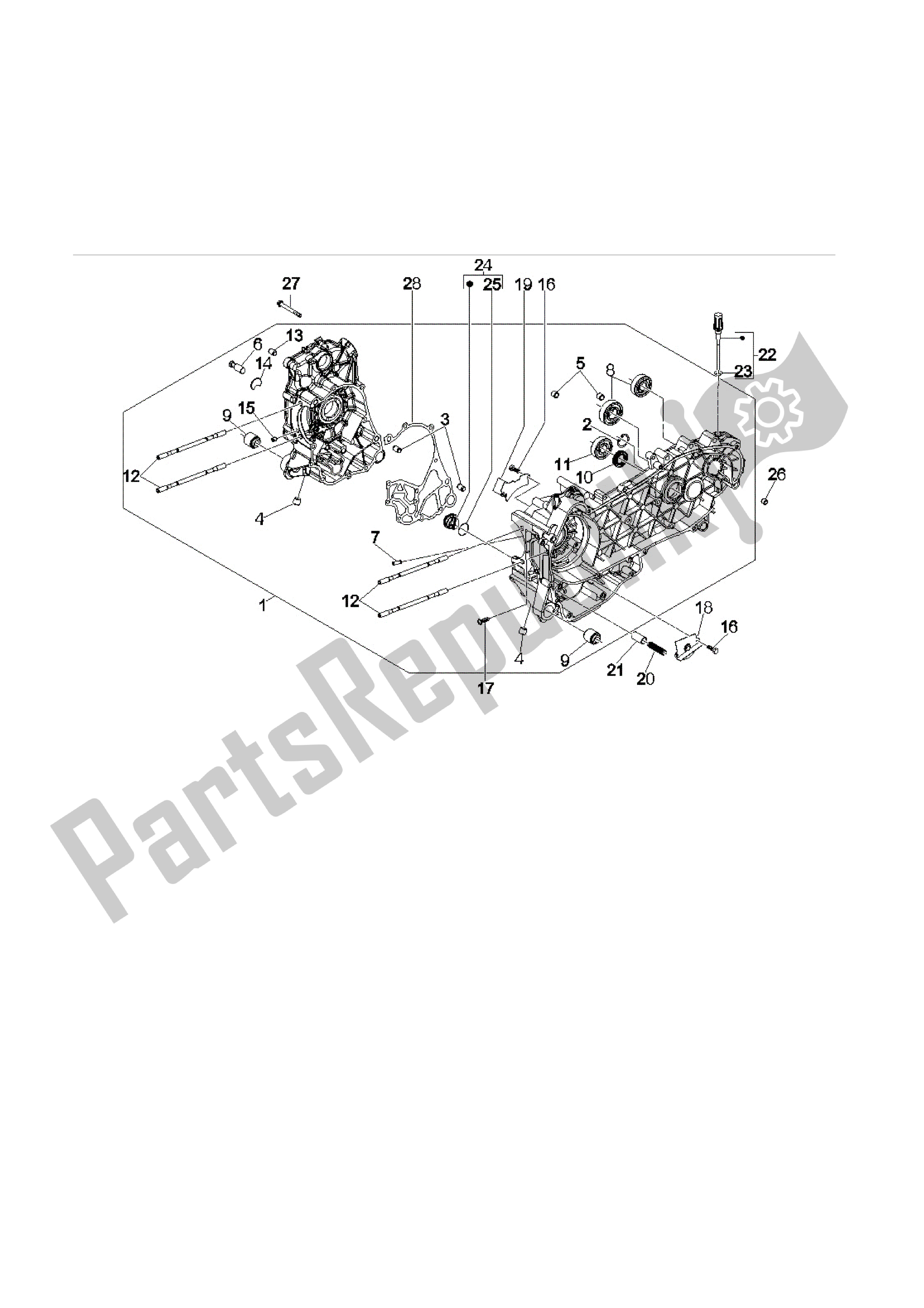 Tutte le parti per il Carrettiere del Vespa GTS 250 2005 - 2009