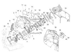 Front glove-box - Knee-guard panel