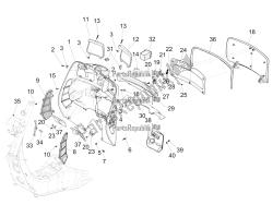 Front glove-box - Knee-guard panel