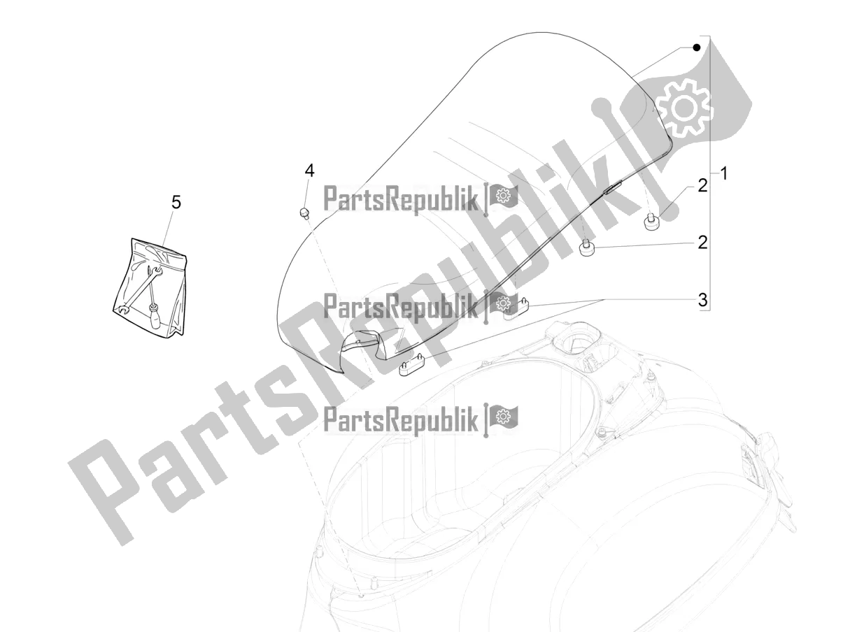 Toutes les pièces pour le Selle / Sièges du Vespa GTS 300 HPE ABS E4 2020