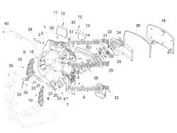 Front glove-box - Knee-guard panel