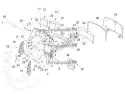 Front glove-box - Knee-guard panel