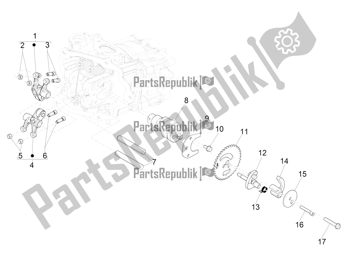 Wszystkie części do Wspornik D? Wigni Ko? Ysania Vespa GTS 300 Super HPE 4 T/4V IE ABS 2021