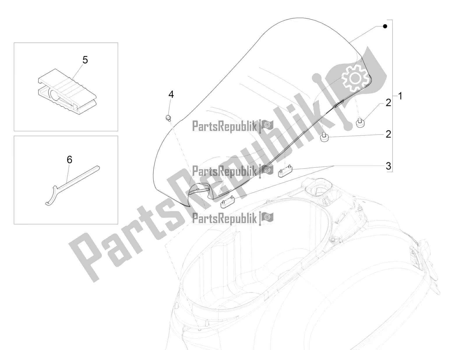 Wszystkie części do Siod? O / Siedzenia Vespa GTS 300 Super HPE 4 T/4V IE ABS 2021