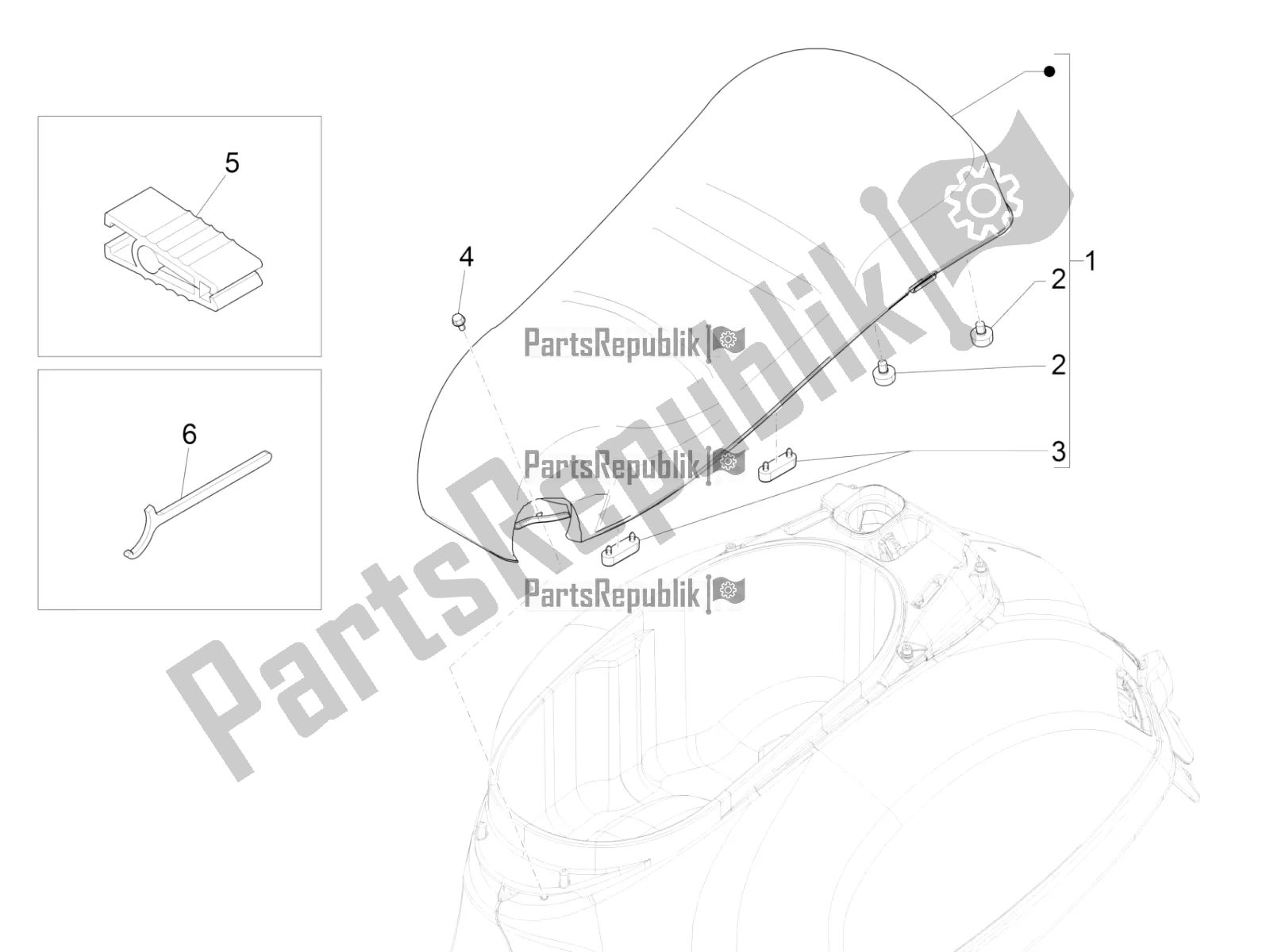 All parts for the Saddle/seats of the Vespa GTS 300 Super Hpe-tech 4 T/4V IE ABS 2018