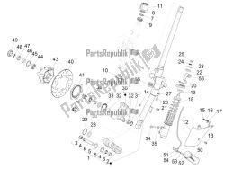 Fork/steering tube - Steering bearing unit