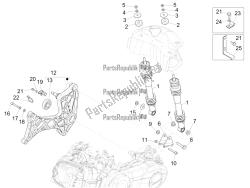 sospensione posteriore - ammortizzatore / i