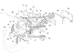 Front glove-box - Knee-guard panel