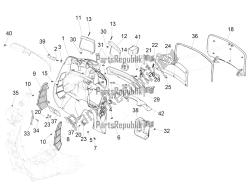 Front glove-box - Knee-guard panel