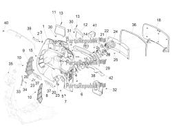 Front glove-box - Knee-guard panel